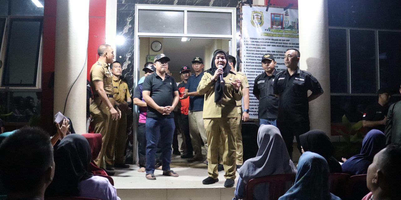 Respon Cepat Walikota Bandar Lampung Dalam Membantu Masyarakat Panjang Yang Terdampak Banjir