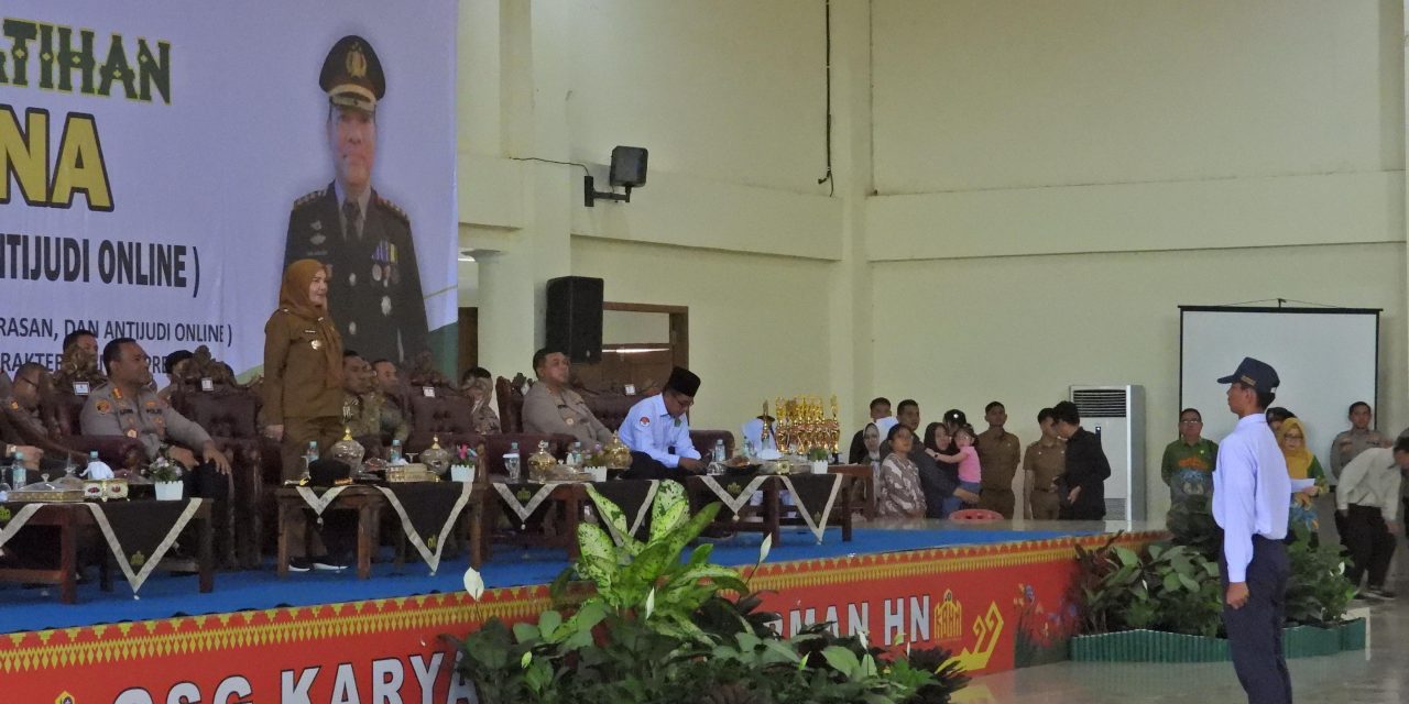 HJ. EVA DWIANA RESMIKAN KEGIATAN SATGAS RETINA DI PEMKOT BANDAR LAMPUNG