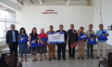 BRI Peduli TJSL Berbagi Kasih Bersama BRI Salurkan 500 Paket Sembako untuk Umat Kristiani di Bandar Lampung