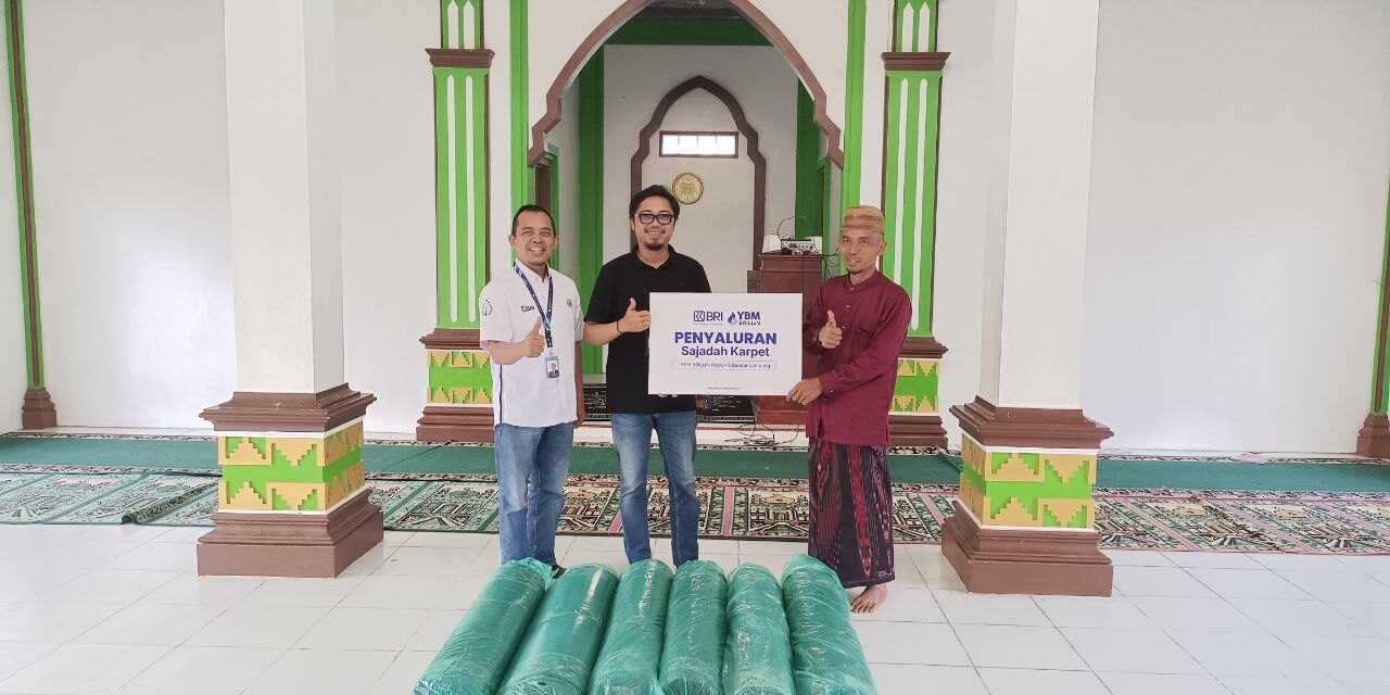 BRI Kanca Liwa Salurkan Bantuan untuk Pondok Pesantren dan Mushola di Lampung Barat