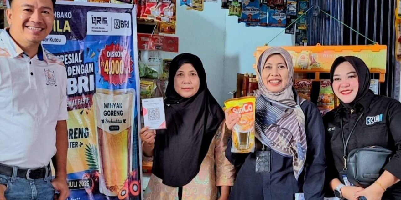 BRI Branch Officr Manna Dorong Pedagang Pasar Kutau Naik Kelas Lewat Transaksi QRIS